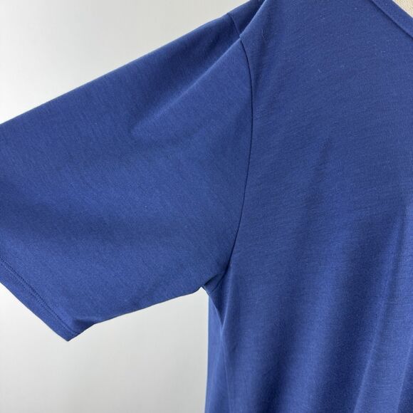 NEW LuLaRoe Perfect T Women's Top Navy Blue Solid Short Sleeve Tee Shirt NWT 2XL - Picture 7 of 16